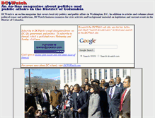 Tablet Screenshot of dcwatch.com